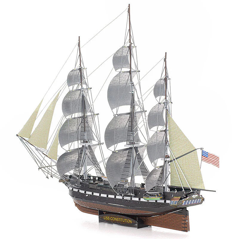 USS Constitution Armable - Maqueta 3D - Metal Earth