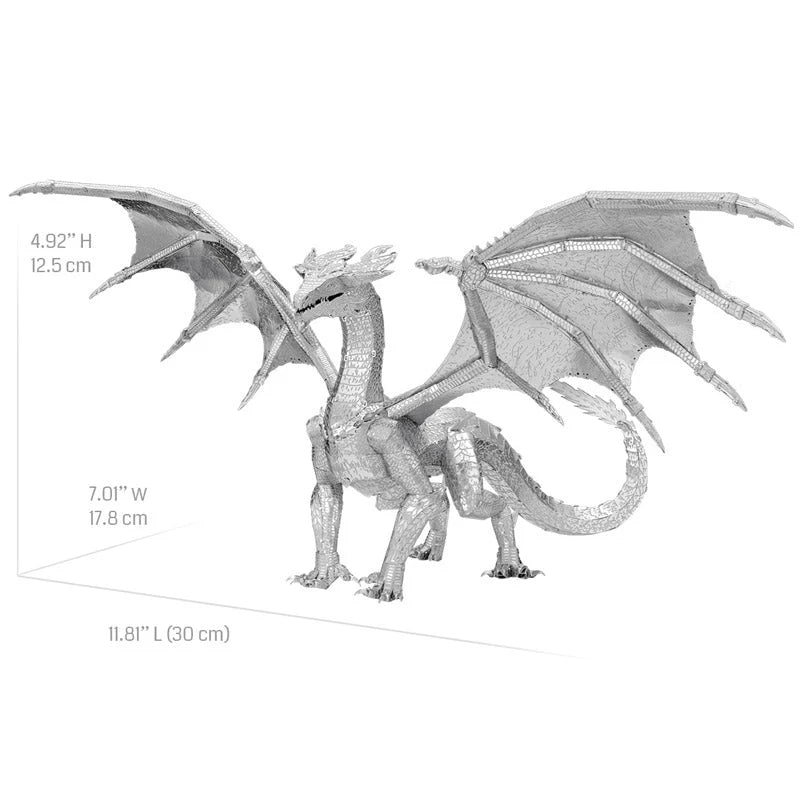 Steel Dragon - Maqueta 3D - Metal Earth