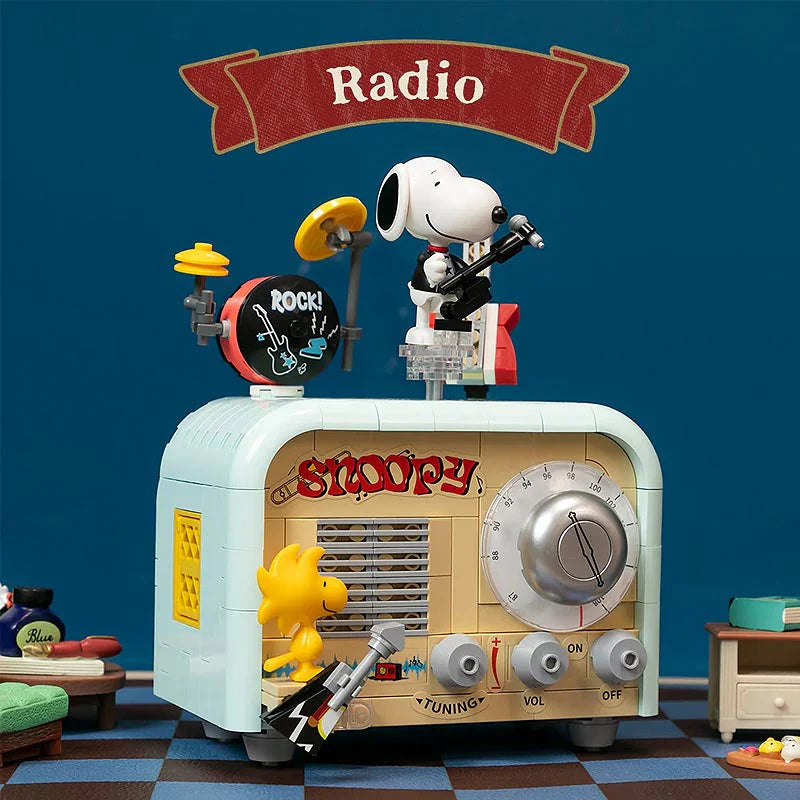 Snoopy Radio - Armables con Bloques - Pantasy