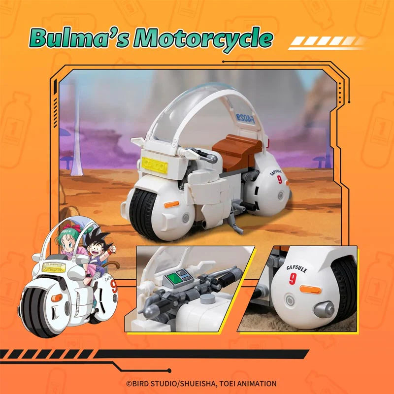 Bulma Motorcycle - Dragon Ball Z - Armables con Bloques - Pantasy