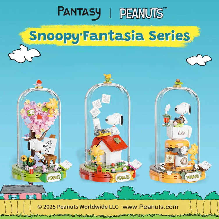 Snoopy Red House Daydreams - Armables con Bloques - Pantasy