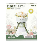 Ramo de Flores White Camellia - Maqueta Armable - ROKR