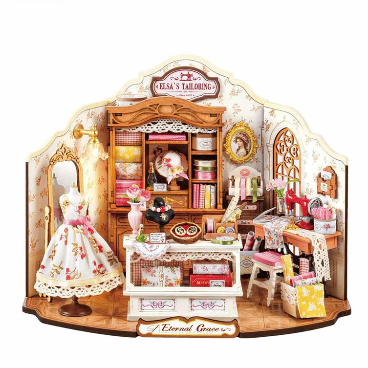 Elsa's Tailoring Taller de Costura - Maqueta a Escala - Rolife