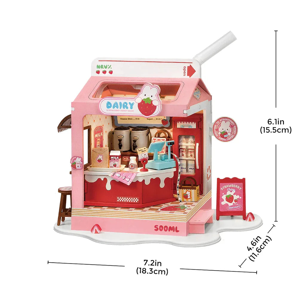 Strawberry Milk Box - Maqueta a Escala - Rolife