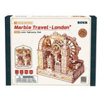 Marble Travel London - Rompecabezas 3D - Maqueta de Madera ROKR