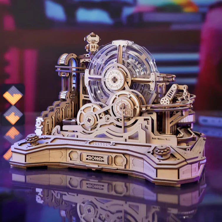 Carrera de Bolitas Gearball Scramble - Maqueta de Madera - ROKR