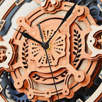 Reloj Mural Romantico - Rompecabezas 3D - Maqueta de Madera ROKR