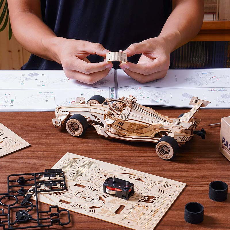 Racing Car - Maqueta de Madera ROKR