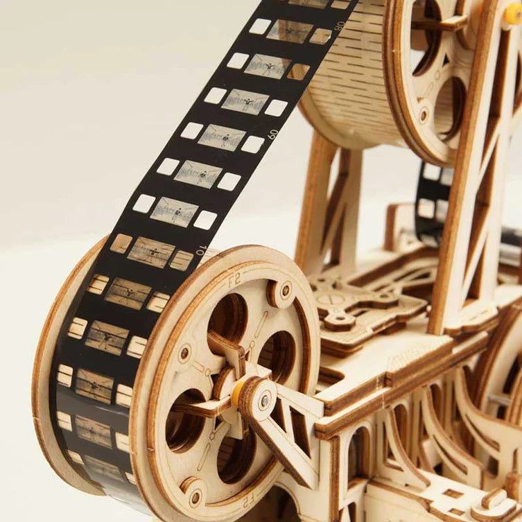 Proyector Vintage - Vitascope - Rompecabezas 3D de Madera - ROKR