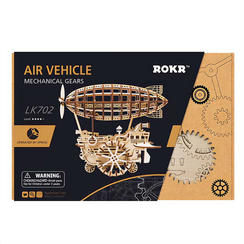 Airship Mecánico - Rompecabezas 3D - Maqueta de Madera ROKR