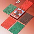 Flor Corona del Inca Poinsettia - Rompecabezas 3D - Maqueta de Madera Rowood