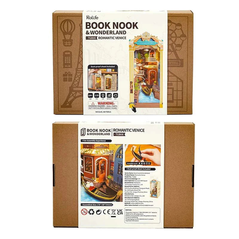 Romantic Venice - Sujeta Libros - Maqueta Rolife