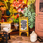 Floral Corner - Sujeta Libros - Maqueta Rolife