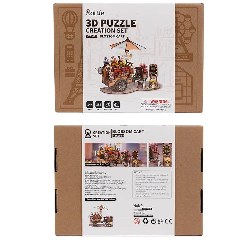 Blossom Cart - Maqueta de Madera Rolife