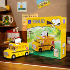 Snoopy School Bus - Armables con Bloques - Pantasy
