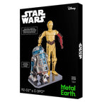 R2D2 y C3PO Premium Star Wars- Maqueta 3D - Metal Earth