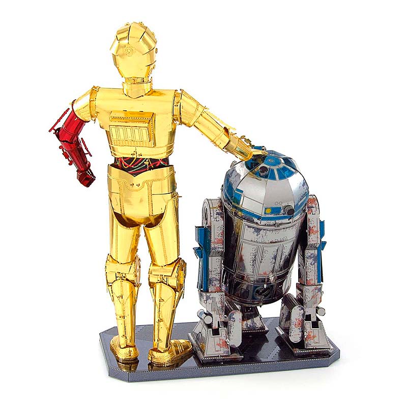 R2D2 y C3PO Premium Star Wars- Maqueta 3D - Metal Earth