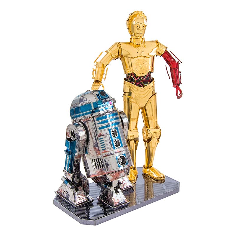 R2D2 y C3PO Premium Star Wars- Maqueta 3D - Metal Earth