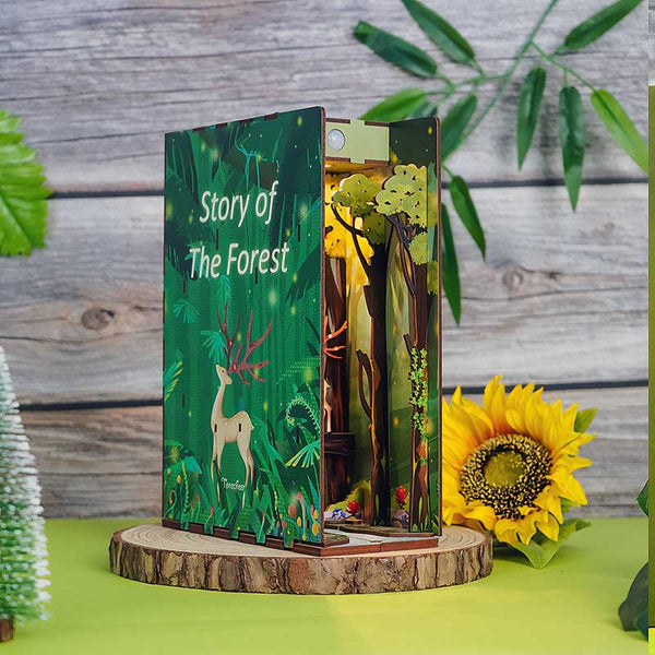 Historia del Bosque - Separador de Libros - Maqueta Tonecheer