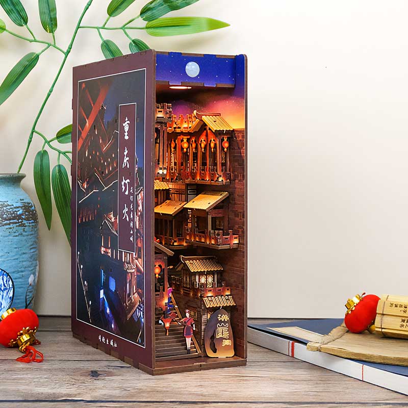 Luces en Chongqing - Separador de Libros - Maqueta Tonecheer