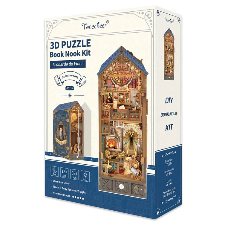 Leonardo Da Vinci - Separador de Libros - Maqueta Tonecheer