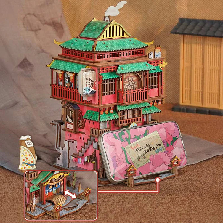 Desk Bin Onsen Viaje de Chihiro - Papelero de Escritorio - Tonecheer