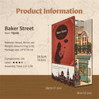 Sherlock Holmes Baker Street - Separador de Libros - Maqueta Tonecheer