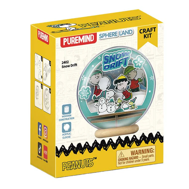Snoopy Snow Drift - Crystal Ball - Puremind