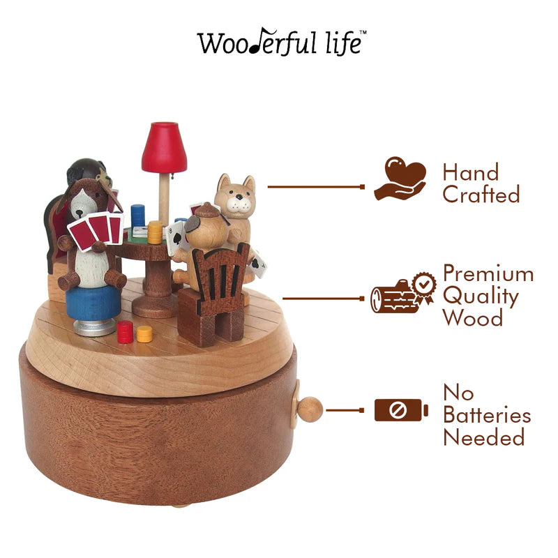 Caja Musical - Poker Night - Wooderful Life
