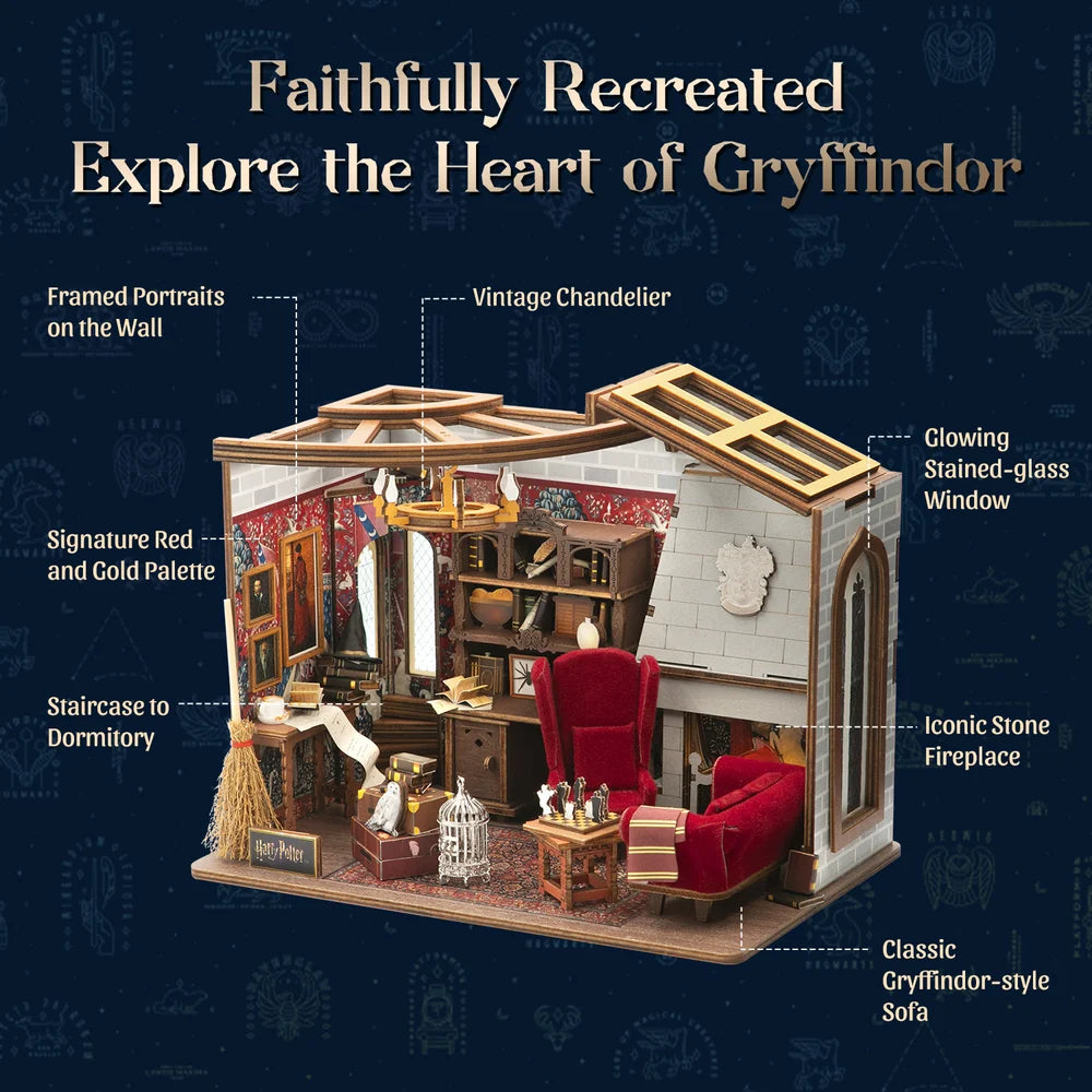 Sala Común de Gryffindor - Hogwarts Classes Harry Potter - Puremind