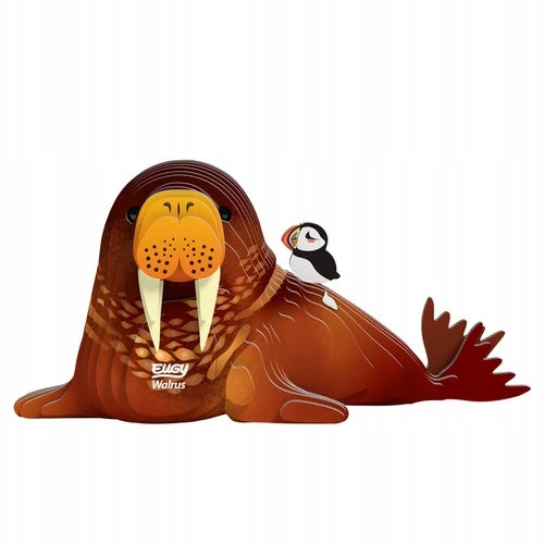 Morsa - Puzzle 3D de Cartón - Eugy Dodoland