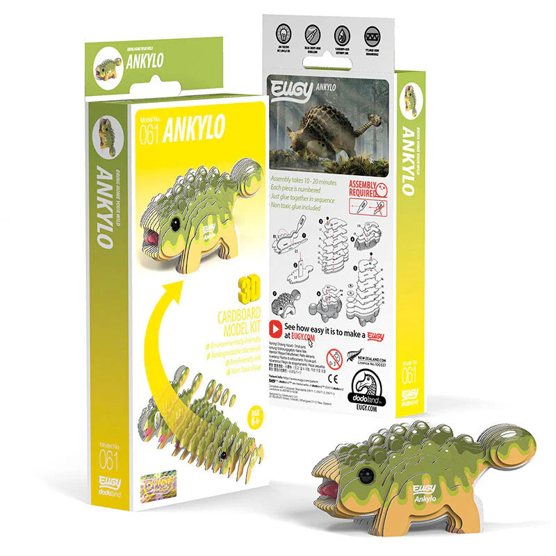 Ankylo - Puzzle 3D de Cartón - Eugy Dodoland