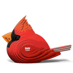 Cardenal - Puzzle 3D de Cartón - Eugy Dodoland