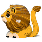 León - Puzzle 3D de Cartón - Eugy Dodoland