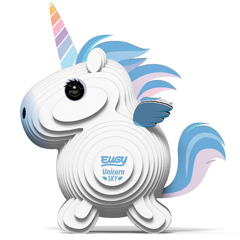 Unicorn Sky - Puzzle 3D de Cartón - Eugy Dodoland