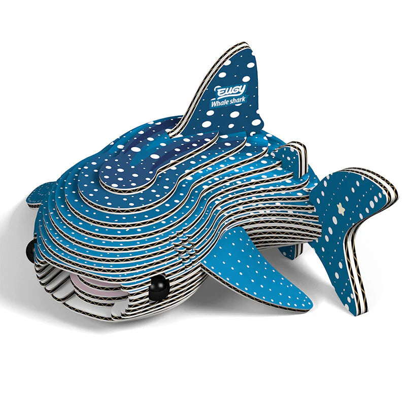 Tiburón Ballena - Puzzle 3D de Cartón - Eugy Dodoland