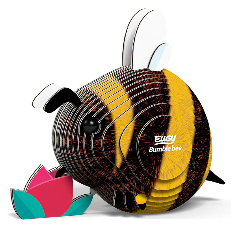 Abeja - Puzzle 3D de Cartón - Eugy Dodoland
