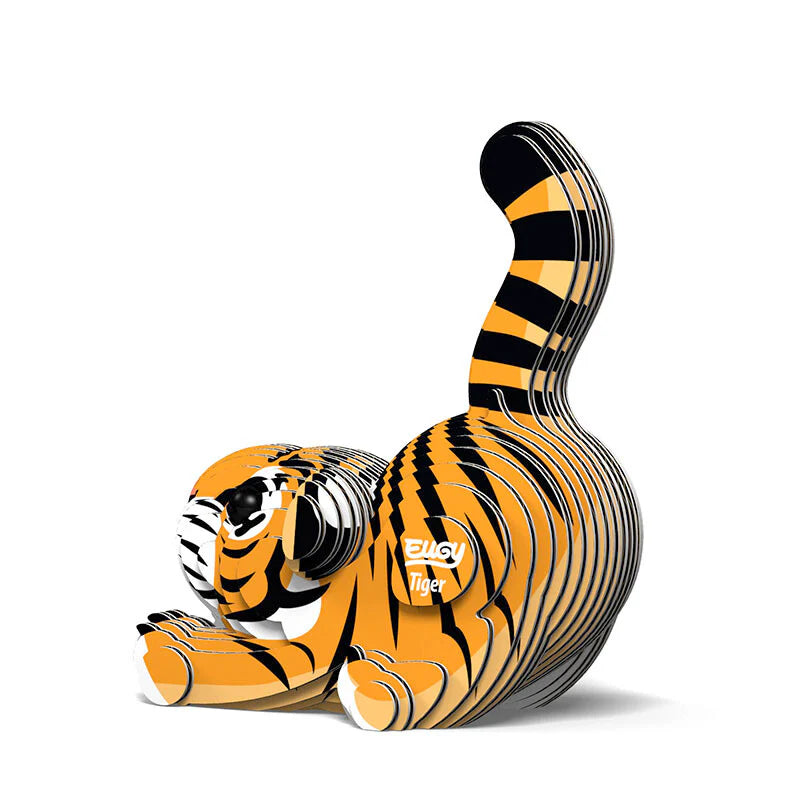 Tigre - Puzzle 3D de Cartón- Eugy Dodoland