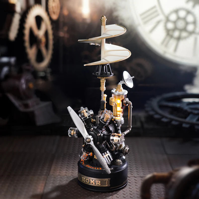 Helicóptero de Da Vinci - Mechanical Models - Model Kit ROKR