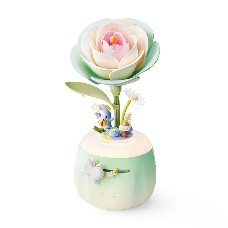 Lámpara de Camelia Menta - Maqueta Armable - ROKR