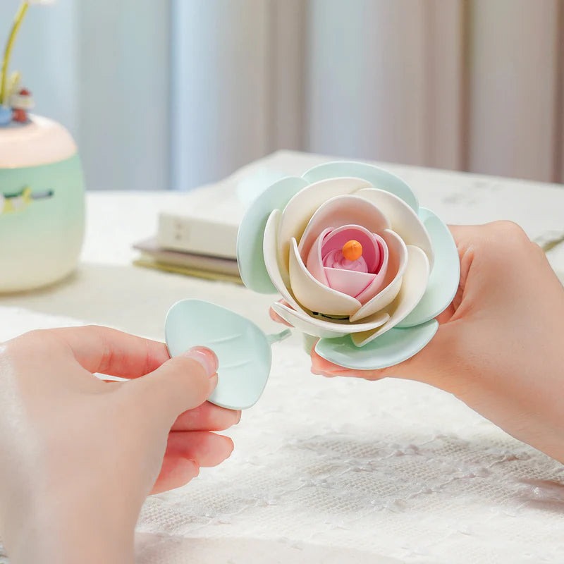 Lámpara de Camelia Menta - Maqueta Armable - ROKR