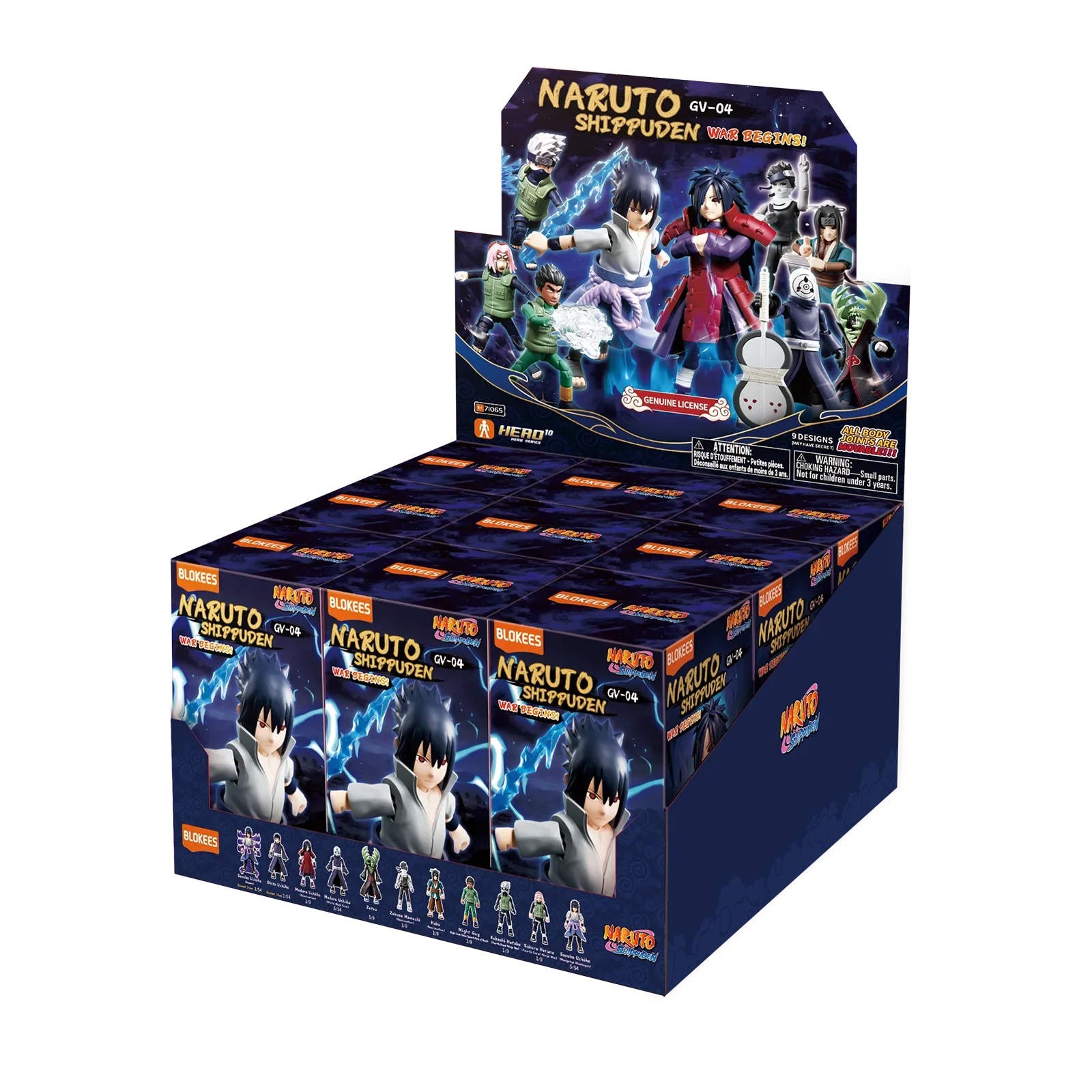 Figura Sorpresa - Naruto Shippuden - Galaxy Version 04  - War Begins - Model Kit - BLOKEES