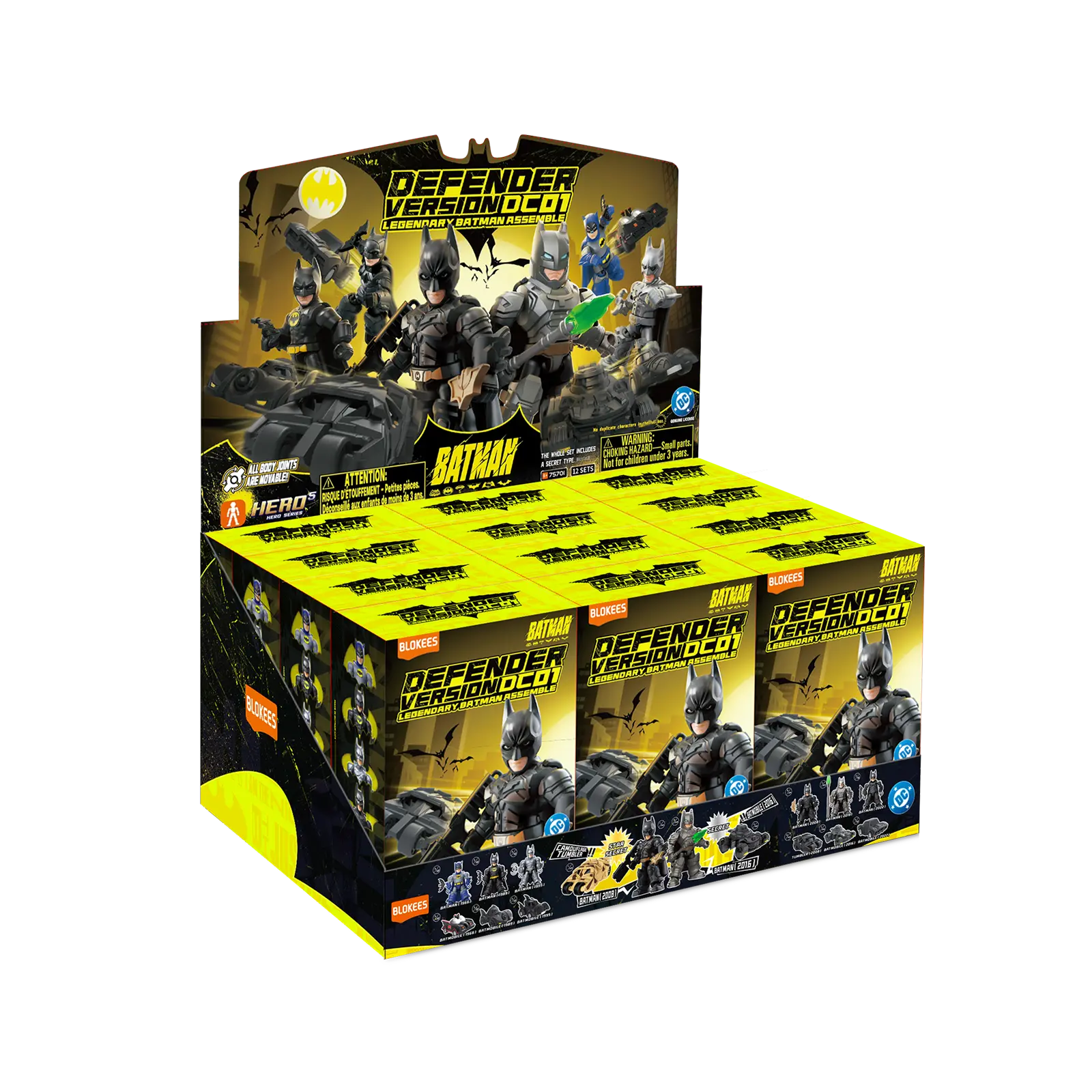 Figura Sorpresa - DC Defender Version 01 - Legendary Batman Assemble - Model Kit - BLOKEES