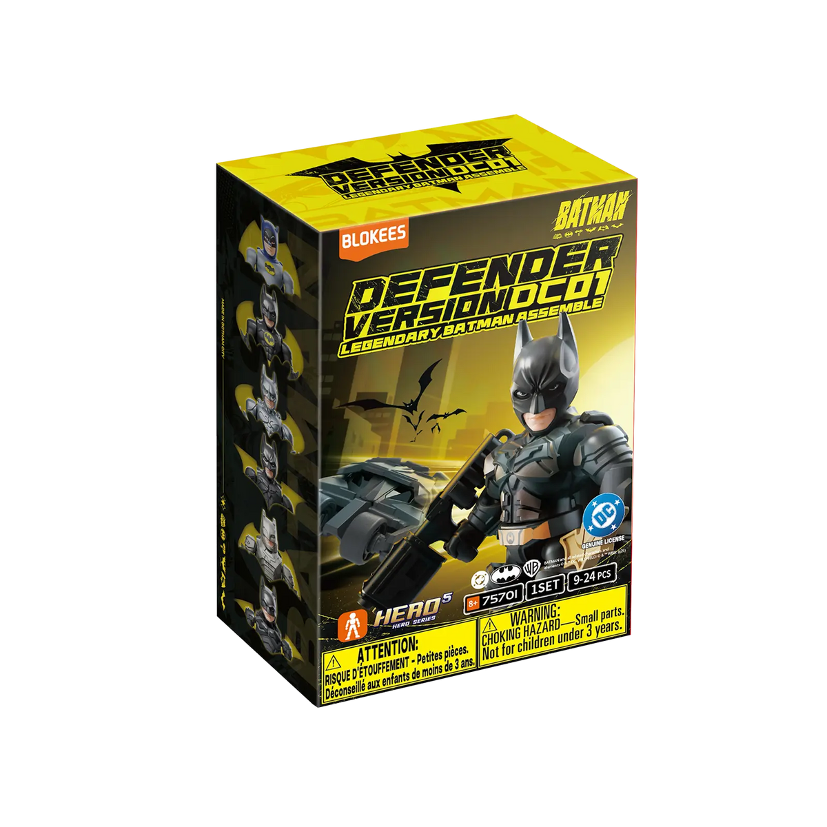 Figura Sorpresa - DC Defender Version 01 - Legendary Batman Assemble - Model Kit - BLOKEES