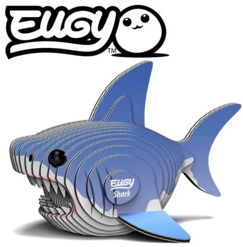 Tiburón - Puzzle 3D de Cartón - Eugy Dodoland