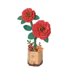 Camellia Roja - Rompecabezas 3D - Maqueta de Madera Robotime