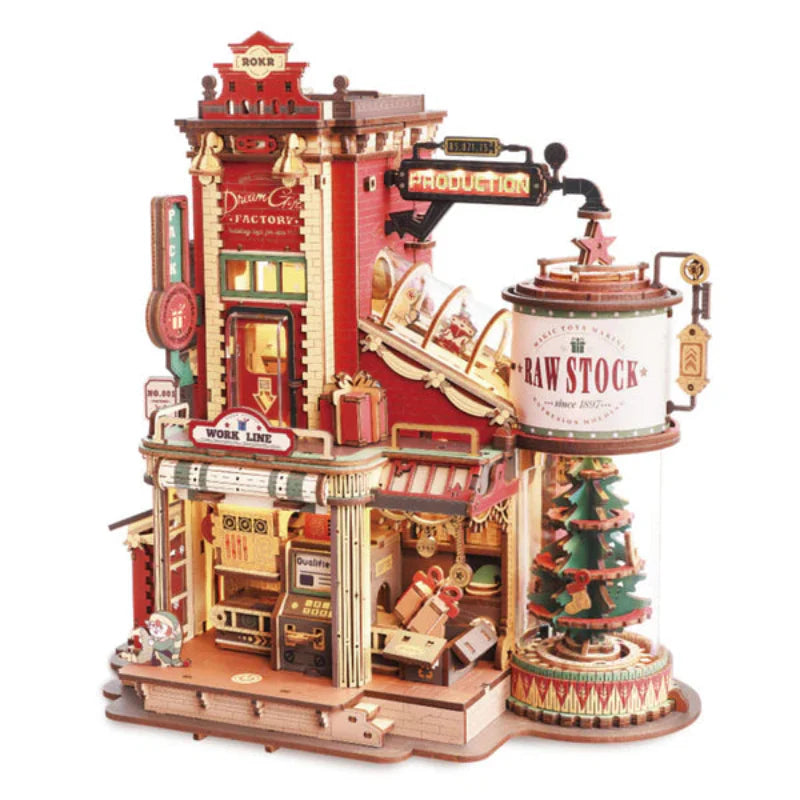 Dream Gift Factory - Rompecabezas 3D - Maqueta de Madera ROKR