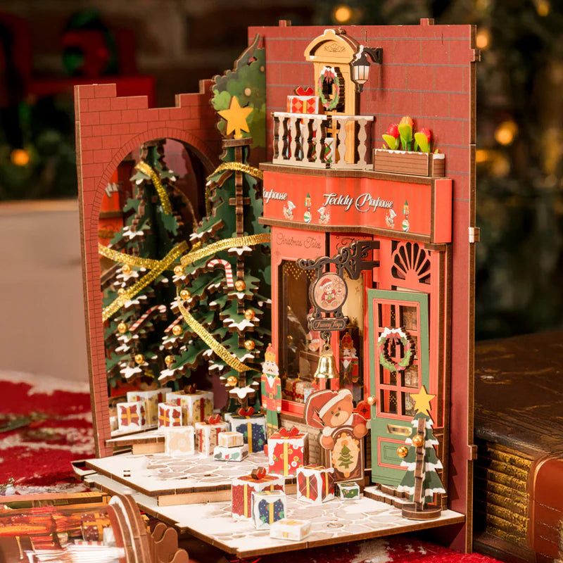 Christmas Indoor Scene - Sujeta Libros - Maqueta Rolife