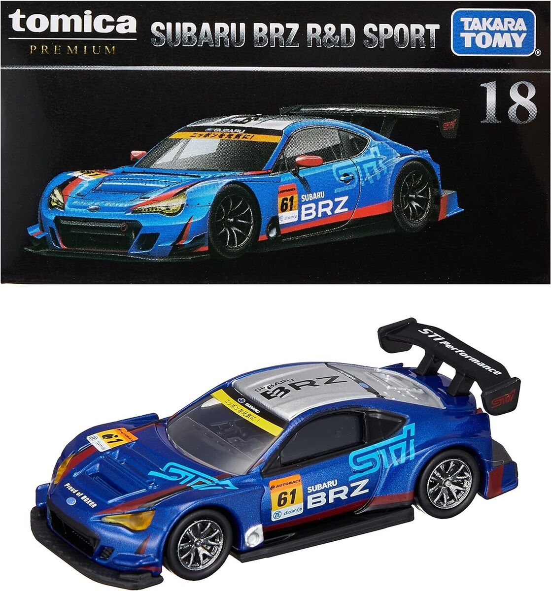 SUBARU BRZ R&D SPORT - Tomica Premium - Takara Tomy