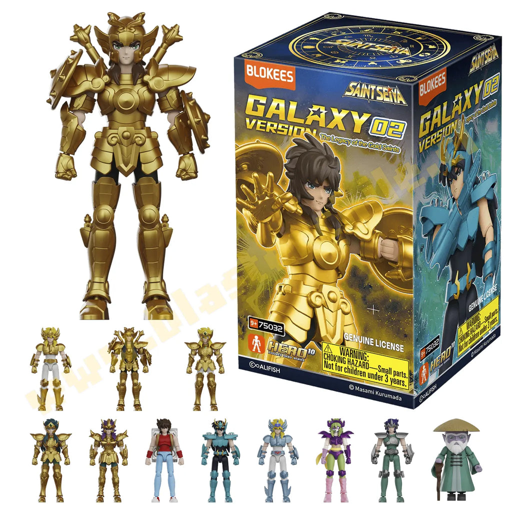 Figura Sorpresa - Saint Seiya Galaxy Version 02 - Legacy of the Gold Saints - Model Kit - BLOKEES